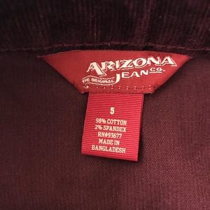 Burgundy button up skirt